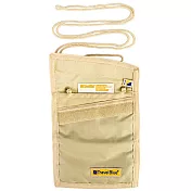 【Travel Blue 藍旅】RFID Neck Wallet 安全貼身掛頸袋-2色任選 膚色