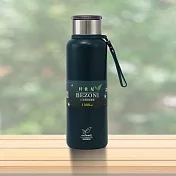 貝佐尼316不鏽鋼兩用保溫瓶-1300ml-1支 墨綠色