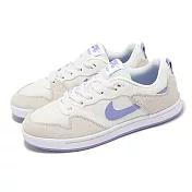 Nike 滑板鞋 Wmns SB Alleyoop 女鞋 白 灰 藍紫 麂皮 休閒鞋 運動鞋 CQ0369-102