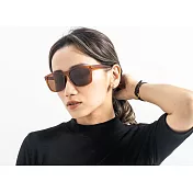 2is ElanC 太陽眼鏡 偏光│百搭方框│咖啡色│抗UV400
