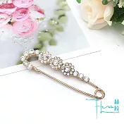 【Hera赫拉】日韓防走光披肩領巾毛衣配飾別針/胸針-2款 小花款