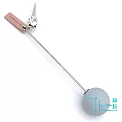 【Hera赫拉】防走光柳釘鳥籠配飾粉藍別針/胸針-2款 藍(柳釘)