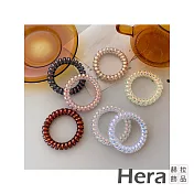 【Hera赫拉】韓版網紅人魚姬電話線髮圈/頭繩-隨機5入組