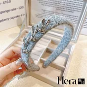 【Hera赫拉】秋冬高級氣質毛絨珍珠髮箍 H112111403 兔子