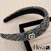 【Hera赫拉】秋冬高級法式增高髮箍 H112111406 黑色
