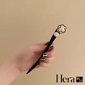 【Hera赫拉】古風日常山茶花桃木珍珠髮簪 H112122607 白花