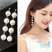 【HERA 赫拉】小臉百搭高質感珍珠耳墜耳環-2色 金