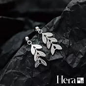 【Hera 赫拉】精鍍銀樹葉麥穗耳環 H112090502 銀色