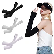 □輕量百搭涼感 止滑防曬袖套!! GOLOV.EJOY 冰感手掌袖套□跑步 戶外 登山 高爾夫 開車 騎車 自行車 運動 夏日防曬 袖套 親膚有質感 紫色 S號