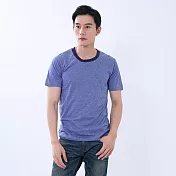 【遊遍天下】MIT男款抗UV 吸濕排汗速乾運動圓領衫 T恤(GS2011) M 寶藍