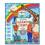 eeBoo 成長尺 - Construction Site Growth Chart 蓋房子達人 成長尺