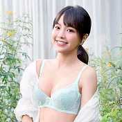 莎薇-魔力推推 C-E罩杯內衣(柔情似水綠) AB4543C2 34/75E E75