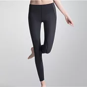 【華歌爾】LYCRA 運動 M-LL 九分壓力褲(運動黑)LB535716BL M M