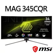 msi微星 MAG 345CQR 34吋 曲面電競螢幕