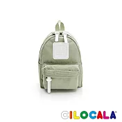 CILOCALA 亮彩尼龍防潑水後揹包-迷你 秋草綠