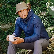 ADISI 男SMAWARM海洋溫控超撥水連帽外套AJ2321022 (M-2XL)｜輕抗風 超輕量 防潑水 海洋紗 保暖棉 蚵殼棉 保暖外套 M 	宇宙藍