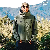 ADISI 男SMAWARM海洋溫控防水防風透氣雪衣AJ2321056 (S-2XL)｜保暖外套 防潑水 防水透濕 蚵殼棉 海洋紗 環保 機能 S 海藻綠