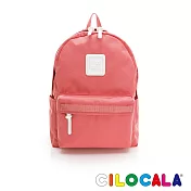 CILOCALA 亮彩尼龍防潑水後揹包-中大 寶石紅