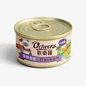 O’cheers 歡樂機能罐 貓用無膠主食餐罐 山野雞田園鴨 眼睛保健 (肉絲質地) 80g 24罐/箱