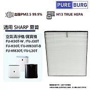 適用SHARP夏普寶寶機FU-H30T FU-HM30T FU-J30T FU-L30T FU-G30空氣清淨機濾網