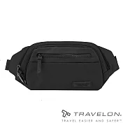 【Travelon美國防盜包】METRO休閒旅遊腰包/斜背包TL-43418 黑