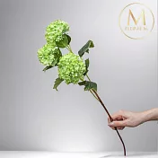 【Floral M】京都夏日繡球開心果綠仿真花花材（1入組）