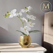 【Floral M】輕奢高級蘭花仿真花禮