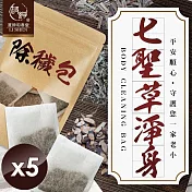 【麗紳和春堂】七聖草淨身除穢包(6包/袋)x5袋