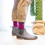 【LEEDS WEATHER】 Tournament - 翹鬍洋紅楓∣抑菌除臭、台灣製∣中筒襪  23 - 28 cm