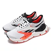 Reebok 慢跑鞋 Floatzig Symmetros 男鞋 白 橘 透氣 回彈 穩定 運動鞋 100206637 28cm WHITE/ORANGE