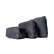 【Matador 鬥牛士】Packing Cube Set 拉鍊旅行收納袋(3件組) - 黑色