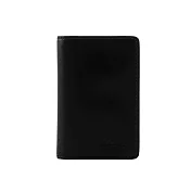 COACH 平滑小牛皮二折證件照卡片夾/名片夾 (黑色)