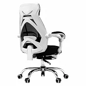 【好氣氛家居】貝維透氣3D包覆辦公椅/電腦椅-兩色可選 白色