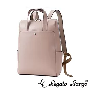 Legato Largo 驚異的輕量化 小法式簡約百搭 13吋筆電後背包- 奶茶色