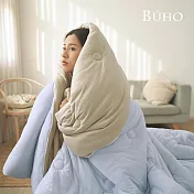 《BUHO》韓系絲滑綿綿奶泡被-單人5x7尺輕奢雙色 《海洋氣泡》