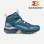 GARMONT 女款 GTX 中筒越野疾行健走鞋 9.81 Engage MID 002841 (S05016)｜黃金大底 GoreTex 防水透氣 疾速健行 健走 UK4 藍-粉