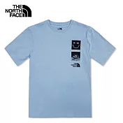 The North Face U MFO S/S 1966 GRAPHIC TEE - AP 男女短袖上衣-藍-NF0A8AUYQEO L 藍色