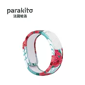 Parakito 法國帕洛 天然精油 防蚊手環 - 成人款 - 時髦大紅花