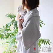 【日本桃雪】Lite! 輕生活快適速乾薄手迷你浴巾 (霧灰) | 鈴木太太公司貨