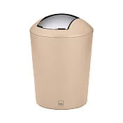 《KELA》Marta搖擺蓋垃圾桶 | 回收桶 廚餘桶 - 奶茶1.7L