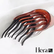【Hera 赫拉】韓版波浪齒馬尾增高蓬髮器/盤髮叉梳-2色 兩入組