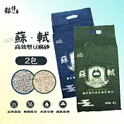 【貓侍Catpool】 蘇軾高效型豆腐砂.貓砂6L(2包組) 原味*2包