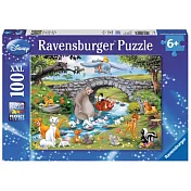 德國Ravensburger維寶拼圖 迪士尼動物好朋友 (100P)