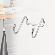 米諾諾304不鏽鋼櫃門雙掛鉤-3入