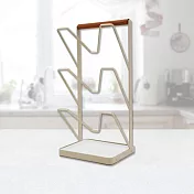 樂司/小鐵立式鍋蓋架附底盤x2組