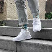 【LEEDS WEATHER】Pac-Man Garden - 小精靈的花園 ∣抑菌除臭、台灣製∣中筒襪 23 - 28 cm