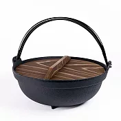 福介商店 日本鑄鐵鍋南部鐵器 鳳文堂 深型圍爐鍋27cm 附木蓋