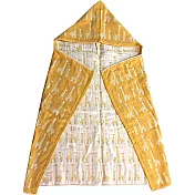 JOGAN日本成願毛巾 elephant infant 象寶貝系列 純棉帽披巾  長頸鹿黃