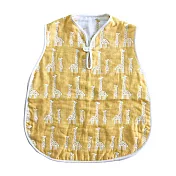 JOGAN日本成願毛巾 elephant infant 象寶貝系列 純棉防踢被  長頸鹿黃