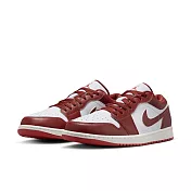 NIKE AIR JORDAN 1 LOW SE 男籃球鞋-白紅-FJ3459160 US11.5 白色